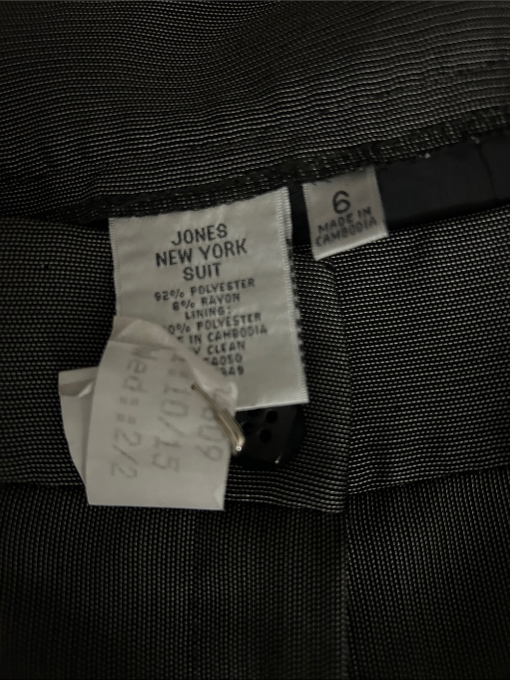 Jones New York Charcoal Two-Piece Blazer & Pants Set - Picture 3 of 12